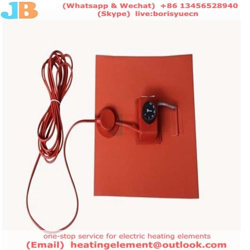 Mae Elfen Gwresogi Fflat Silicôn Gwrthiannol Gwres Trydan Pad 100pcs Yn Barod...